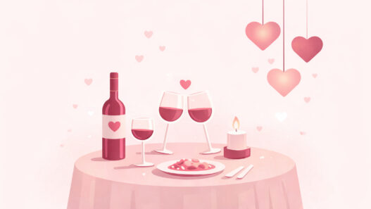 Romantic Valentine's Day dinner