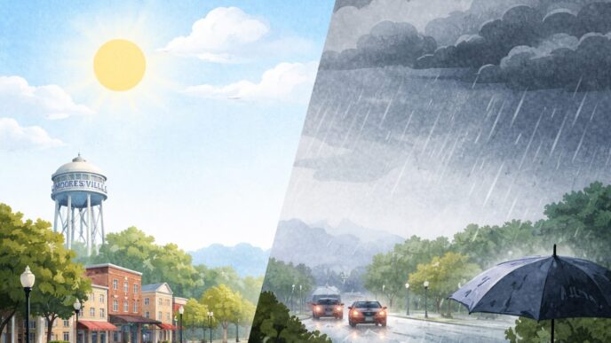 Mooresville Weekend Weather: Warm Friday, Rainy Finish Ahead