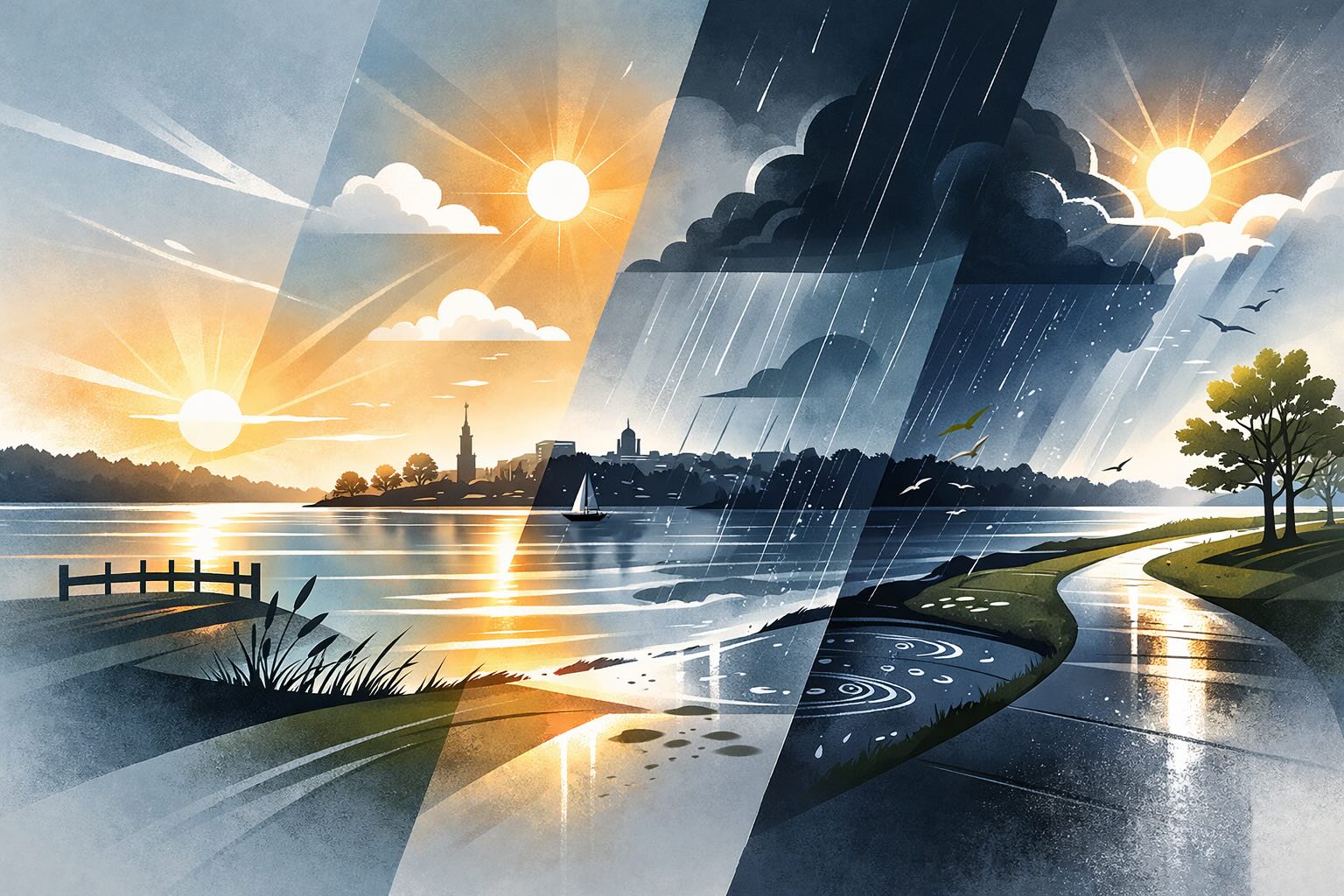 Mooresville Midweek Weather: Cool Start, Rainy Thursday, Sunny Finish