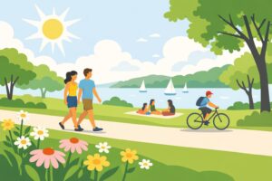 Warmer Weather Headed to Mooresville This Week — Spring Begins to Stretch Its Legs